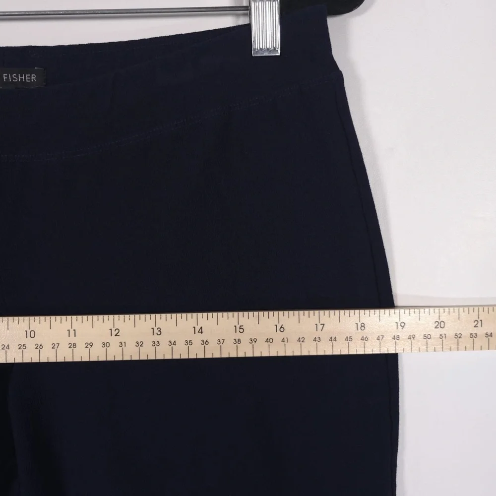 EILEEN FISHER Women’s Pull on Pants Viscose Blend USA🇺🇸MADE EETK Navy MEDIUM‎